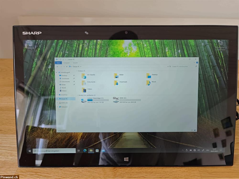 Bild 3: Sharp Tablet 15,6", Win 10 zu verkaufen