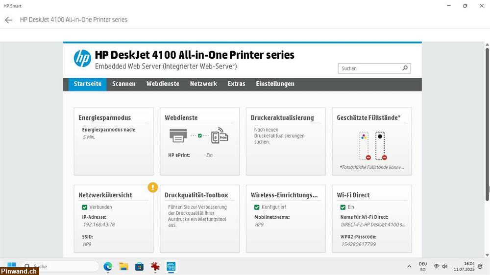 Bild 9: Drucker HP DeskJet zu verkaufen