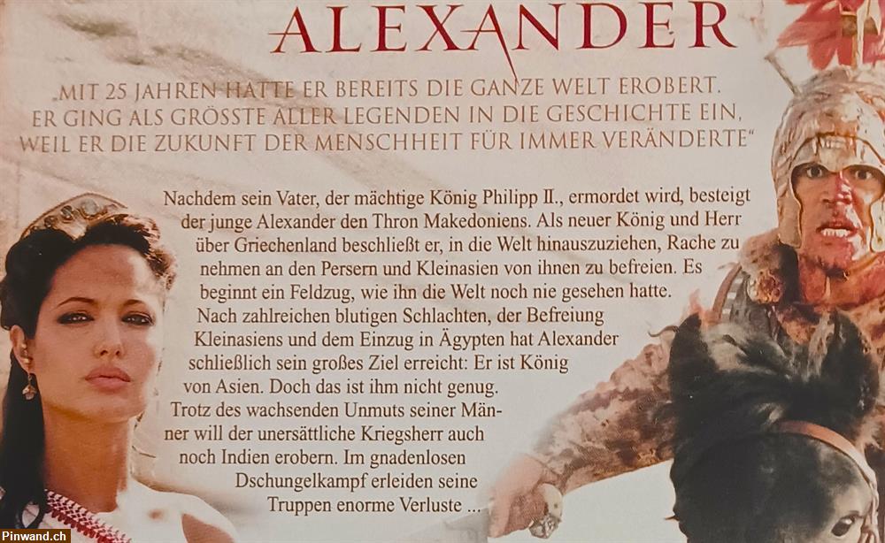 Bild 3: DVD - Alexander - Starbesetzung