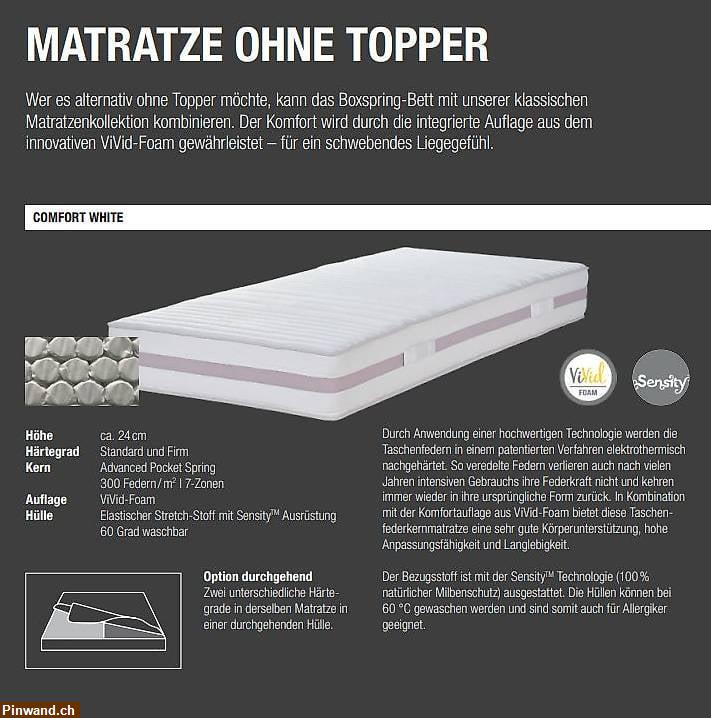 Bild 4: Boxspringbett President 160 x 200 zu verkaufen