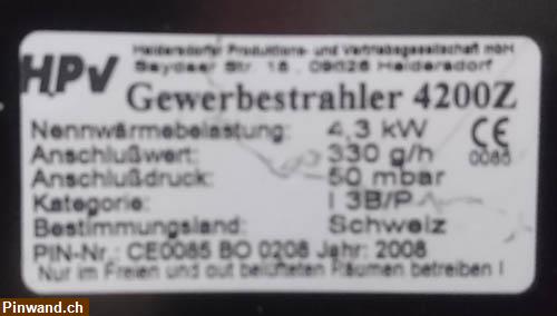 Bild 3: Heizstrahler, Heizgebläse, Gasstrahler zu verkaufen
