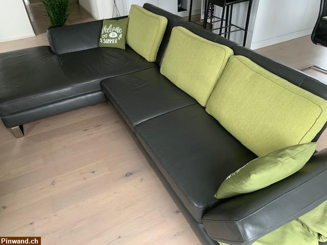 Bild 1: Leder Wohnlandschaft / Sofa zu verkaufen