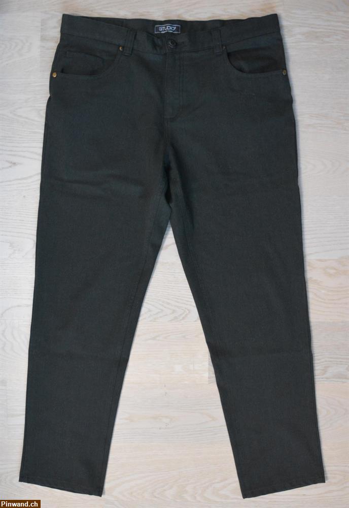 Bild 1: Elegante, schwarze Herren Hose von Armand Thiery