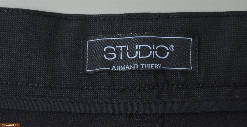 Bild 3: Elegante, schwarze Herren Hose von Armand Thiery