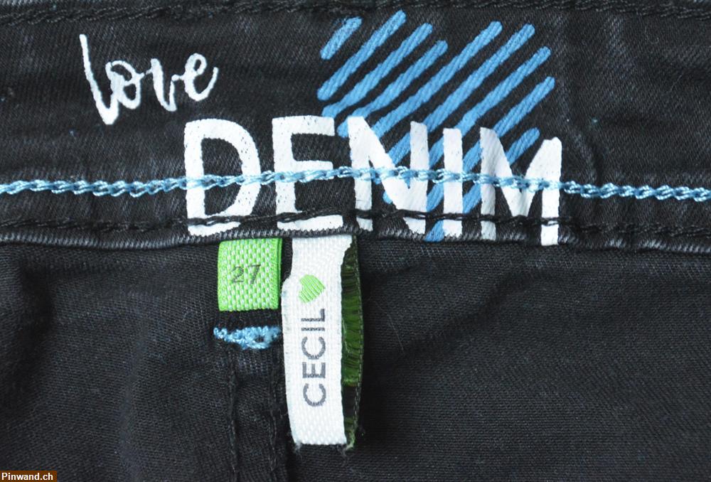 Bild 3: Schwarze Damen Jeans / Hose von Cecil