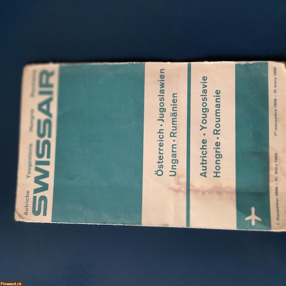Bild 3: Swissair Flugkarten zu verkaufen