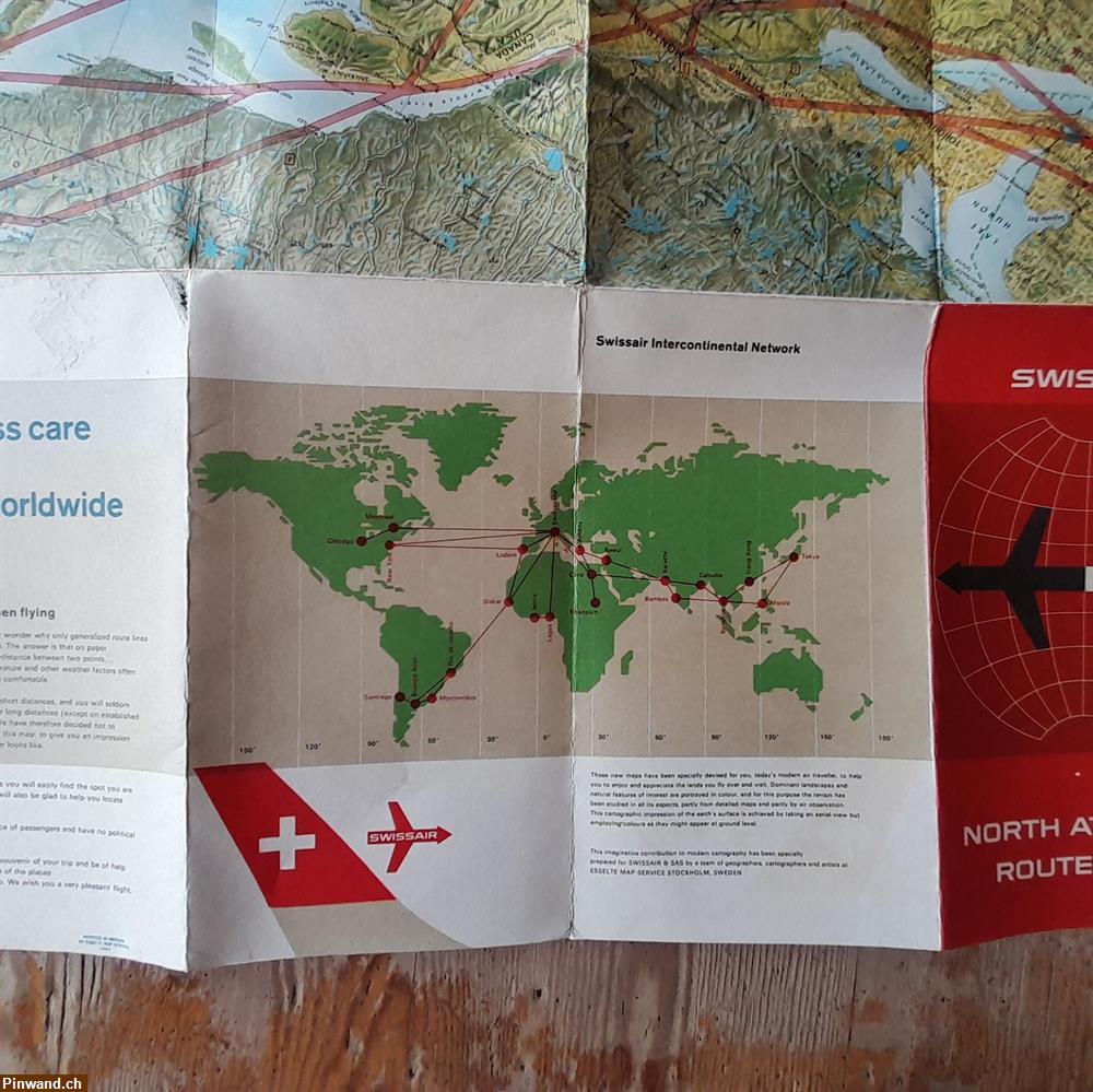 Bild 5: Swissair Flugkarten zu verkaufen