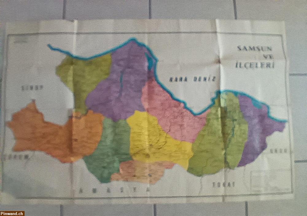 Bild 1: Landkarte Samsun - Türkei
