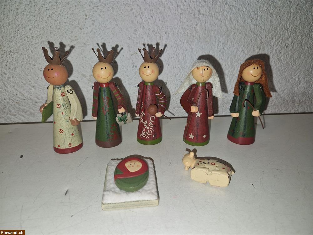 Bild 1: Weihnachten Holzfiguren zu verkaufen