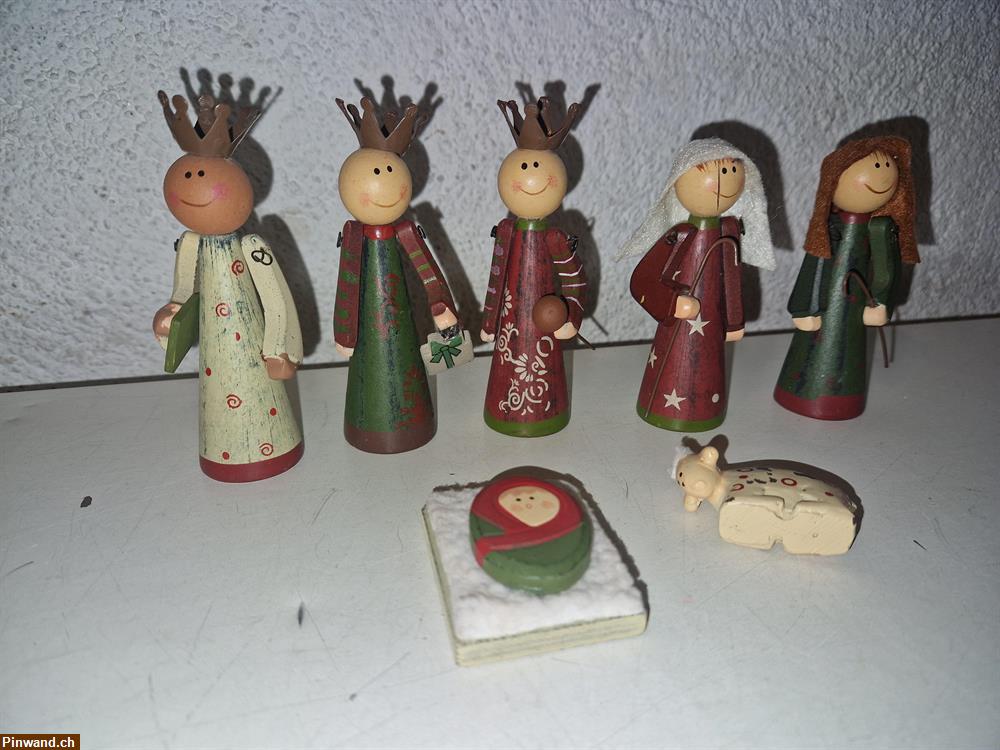 Bild 2: Weihnachten Holzfiguren zu verkaufen