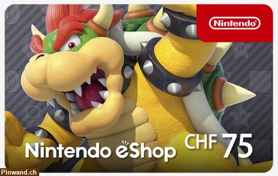 Bild 1: Nintendo E-SHOP Karte 75 CHF zu verkaufen