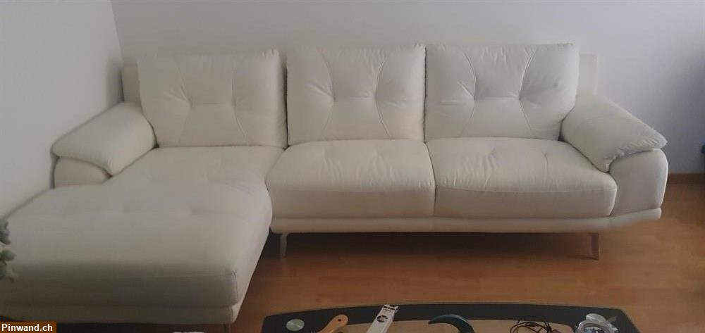 Bild 1: Gratis Ecksofa Weiss zu verschenken