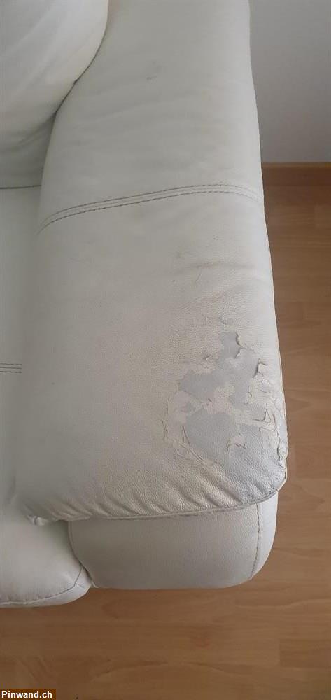 Bild 2: Gratis Ecksofa Weiss zu verschenken
