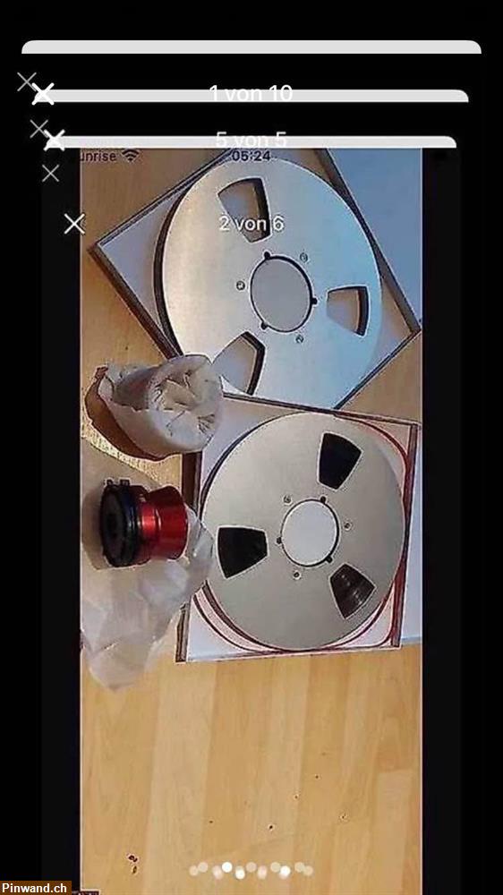 Bild 12: 2 Spuhlen Tonband REVOX A77 zu verkaufen