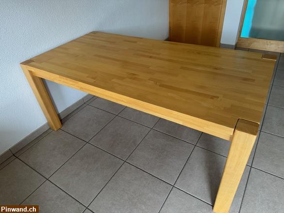 Bild 1: Tisch 180x90x75cm mit Bank zu verkaufen
