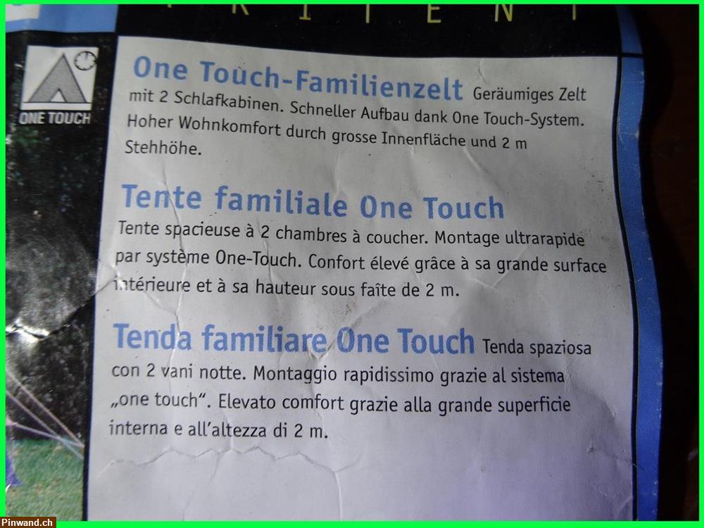 Bild 3: Familienzelt mit 2 Schlafkabinen zu verkaufen