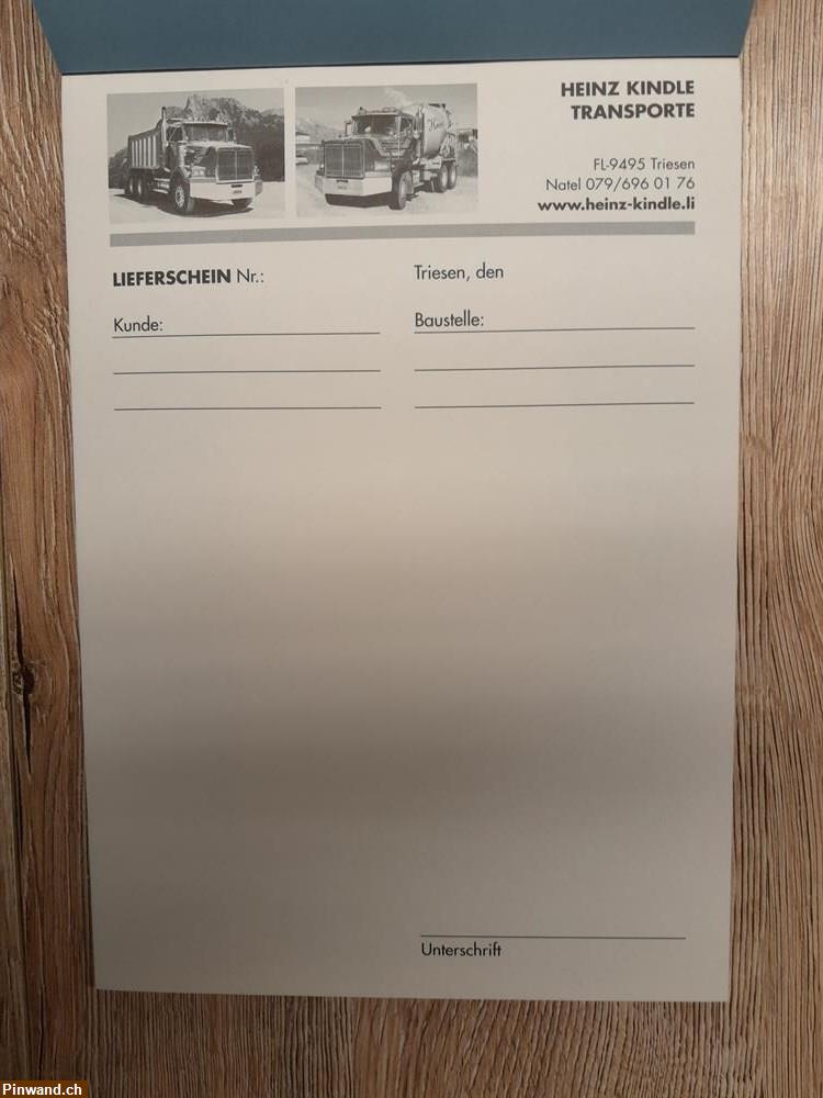 Bild 1: Schreibblock zu verkaufen
