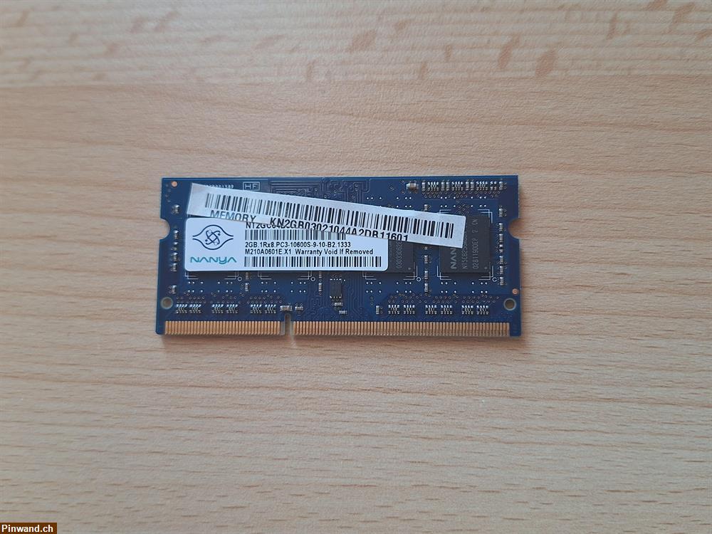 Bild 1: Nanya 2GB RAM Riegel DDR3 1066 SO-DIMM - Getestet!