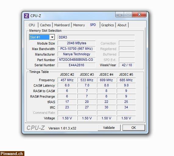 Bild 4: Nanya 2GB RAM Riegel DDR3 1066 SO-DIMM - Getestet!