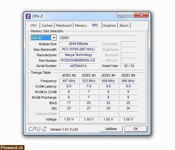 Bild 5: Nanya 2GB RAM Riegel DDR3 1066 SO-DIMM - Getestet!