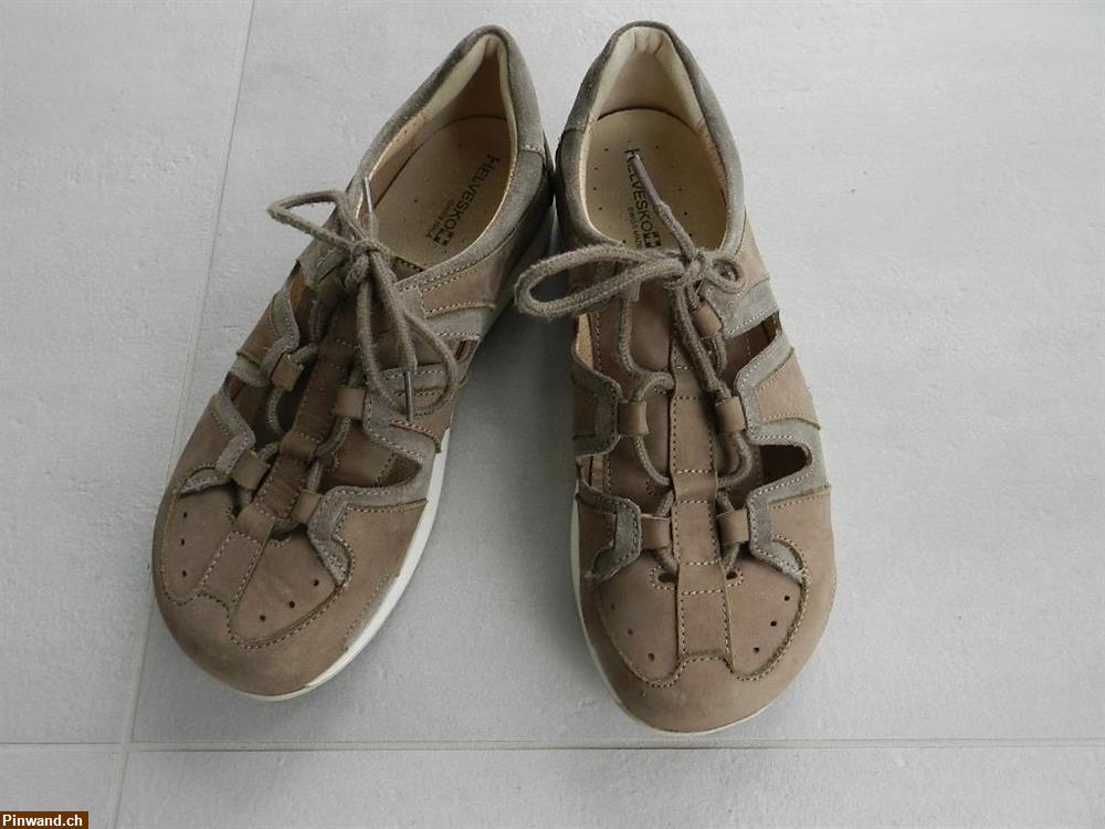 Bild 1: Schuhe Helvesko offen beige Gr. 37 zu verkaufen