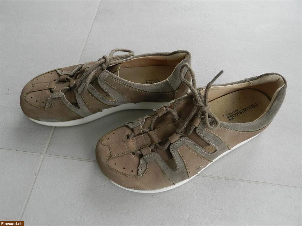 Bild 4: Schuhe Helvesko offen beige Gr. 37 zu verkaufen