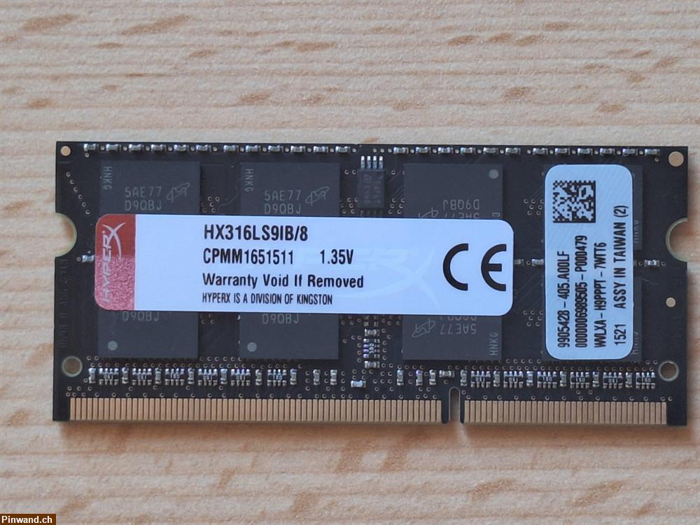 Bild 3: HyperX 8GB RAM DDR3L PC312800H (800 MHz) - Getestet