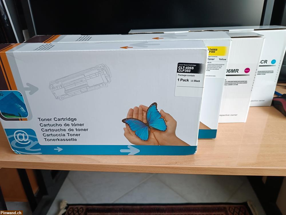 Bild 1: Tonerkasetten CLT-406 zu verkaufen