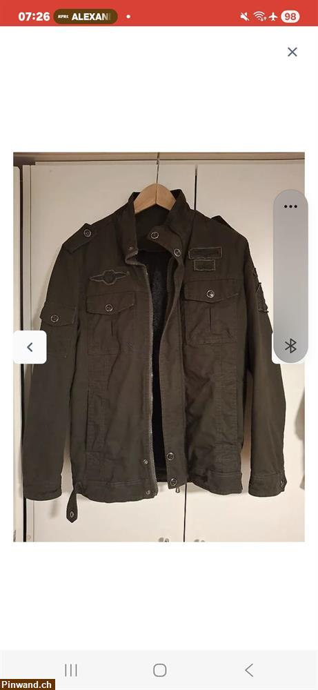 Bild 1: Millitär style Jacke Grösse S zu verkaufen