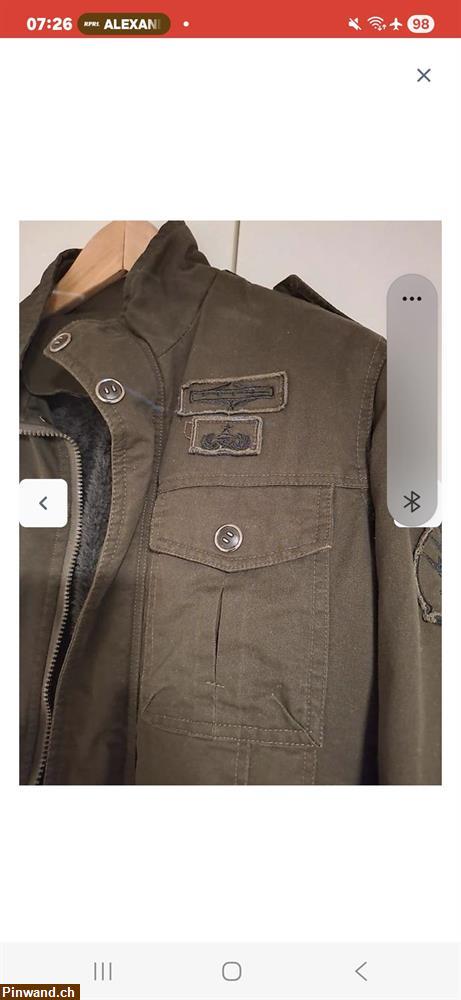 Bild 2: Millitär style Jacke Grösse S zu verkaufen