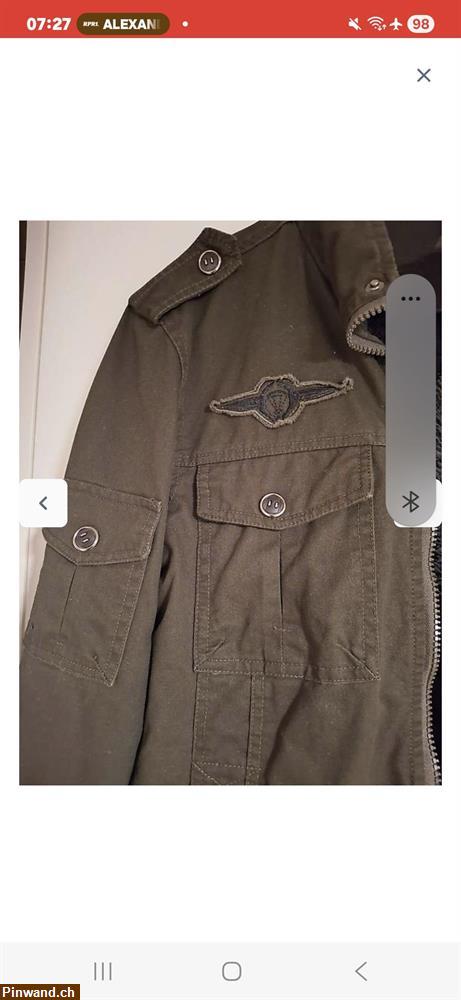 Bild 3: Millitär style Jacke Grösse S zu verkaufen