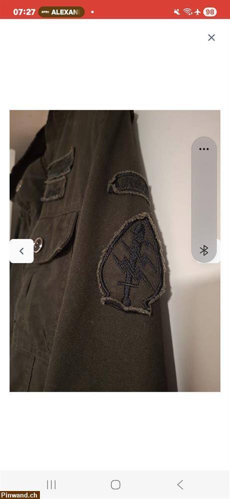 Bild 5: Millitär style Jacke Grösse S zu verkaufen