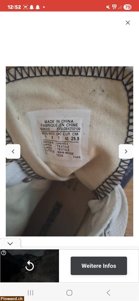 Bild 3: Converse All Star Grösse 40 zu verkaufen