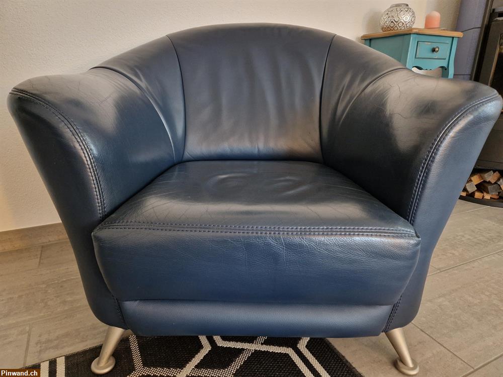Bild 2: Leder Sofa & Sessel zu verkaufen