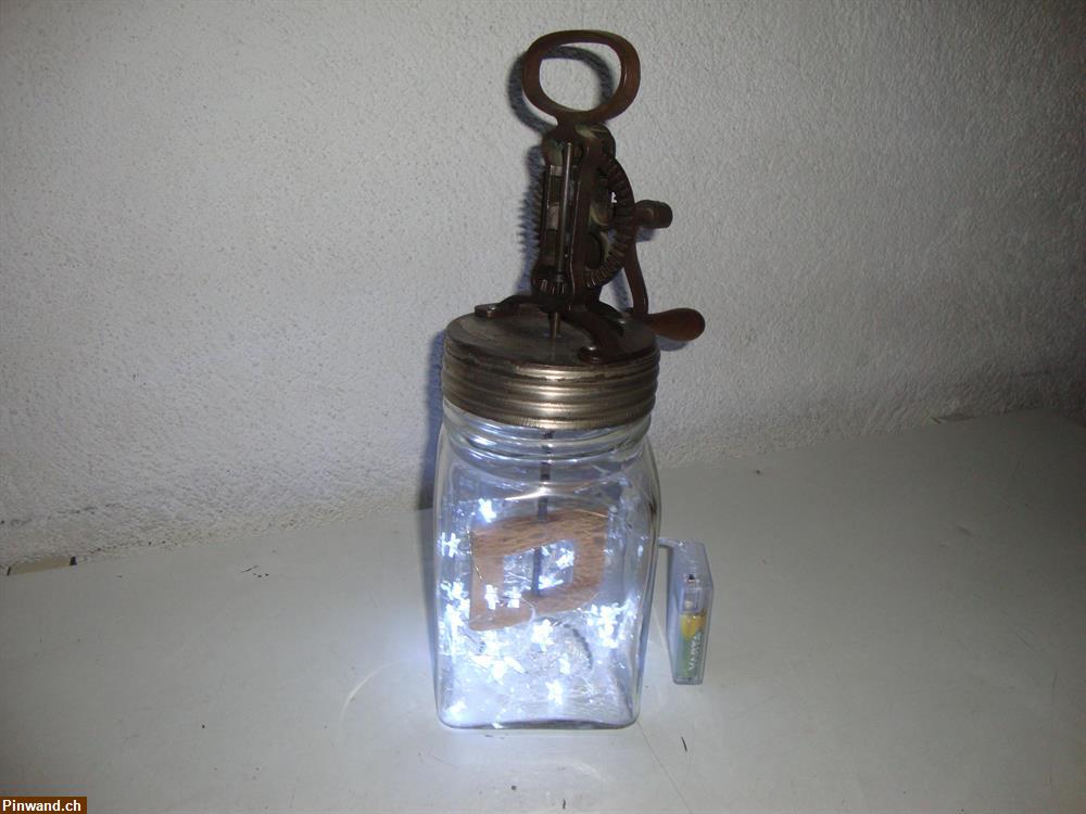 Bild 2: Butterglas beleuchtet zu verkaufen