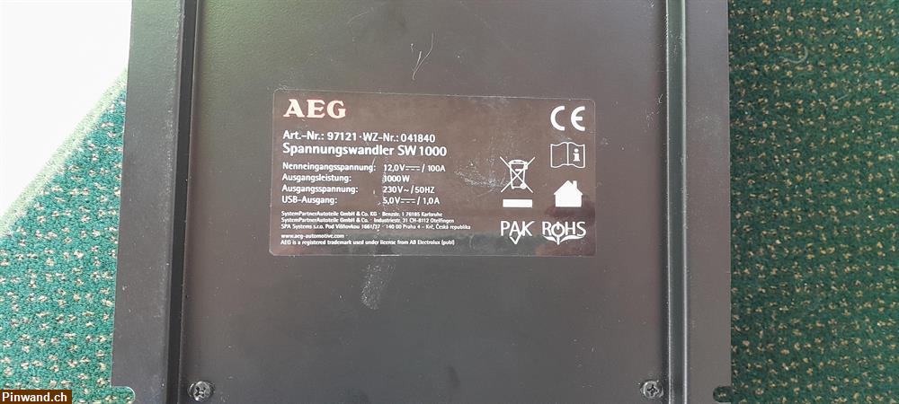 Bild 3: AGE Sbanungwangler sw1000 zu verkaufen