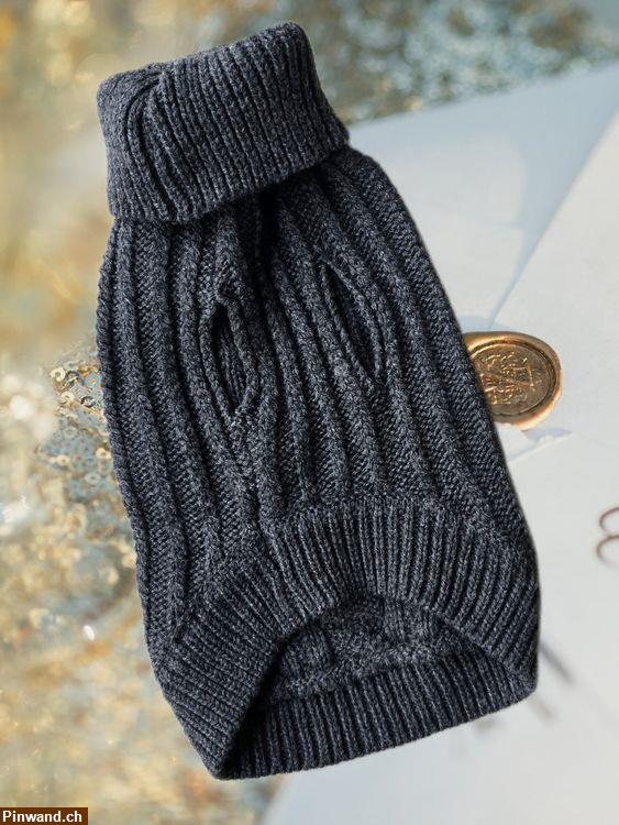 Bild 1: Winter Strickpullover für Hunde Gr. S zu verkaufen