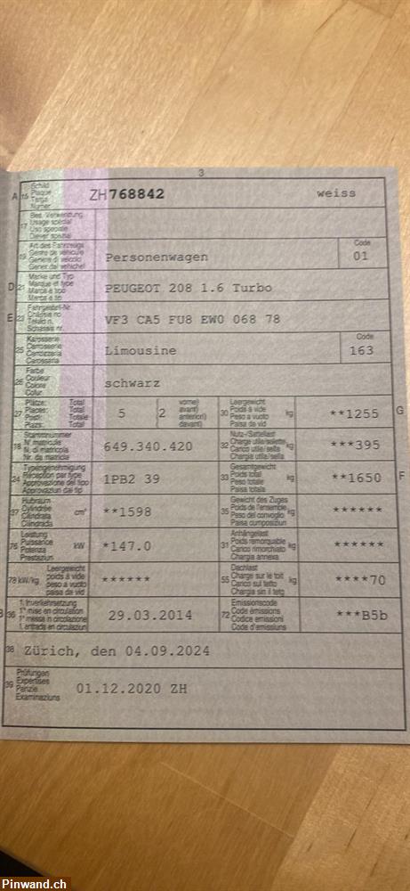 Bild 5: Peugeot GTI 208 zu verkaufen