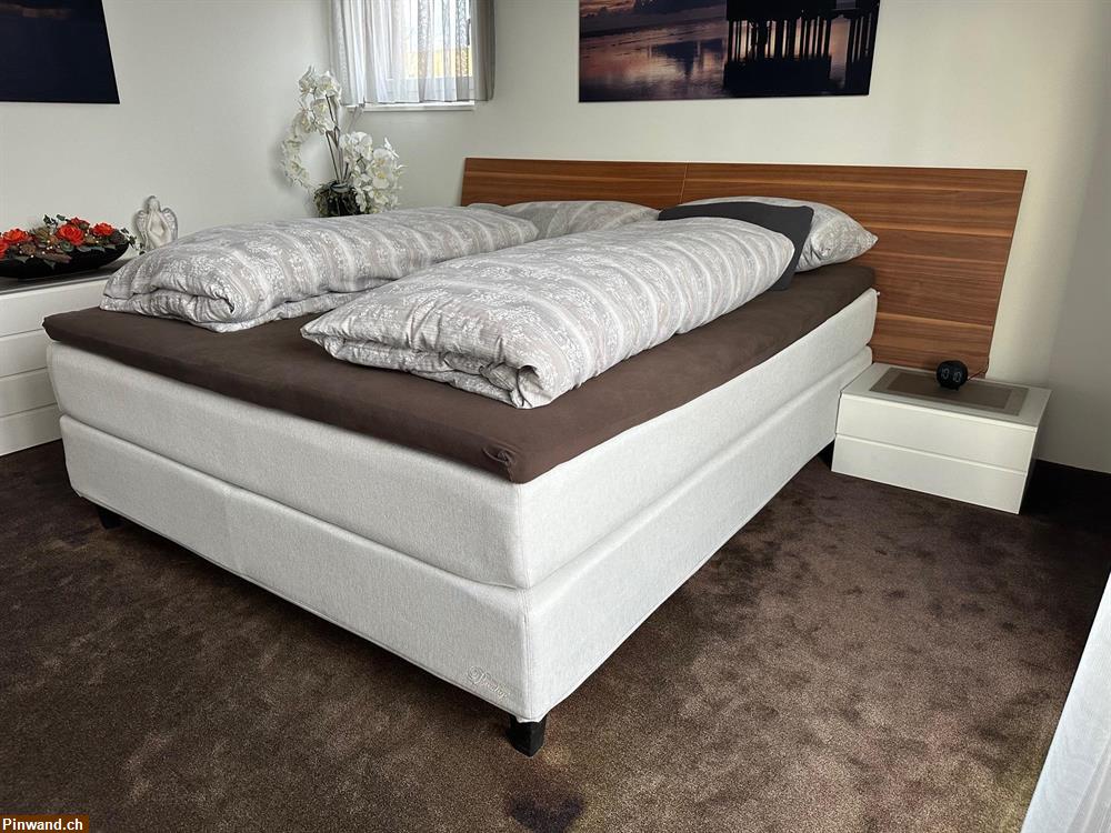 Bild 1: Gratis Box Spring Bett 180cm x 220cm zu verschenken
