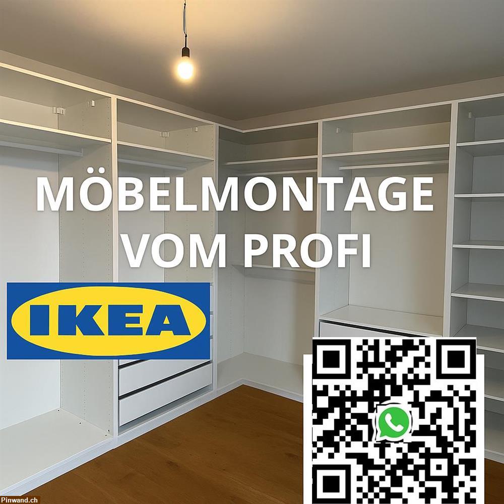 Bild 1: IKEA PAX Möbelaufbau, Möbelmontage