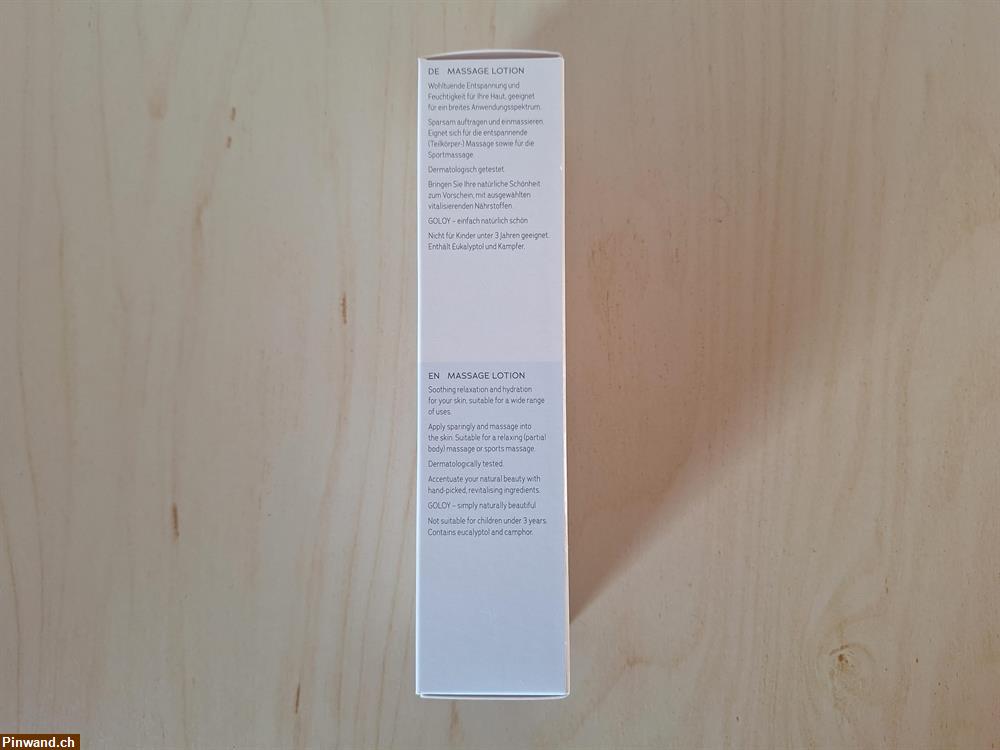 Bild 2: GOLOY Massage Lotion 125 ml, Neu & OVP !