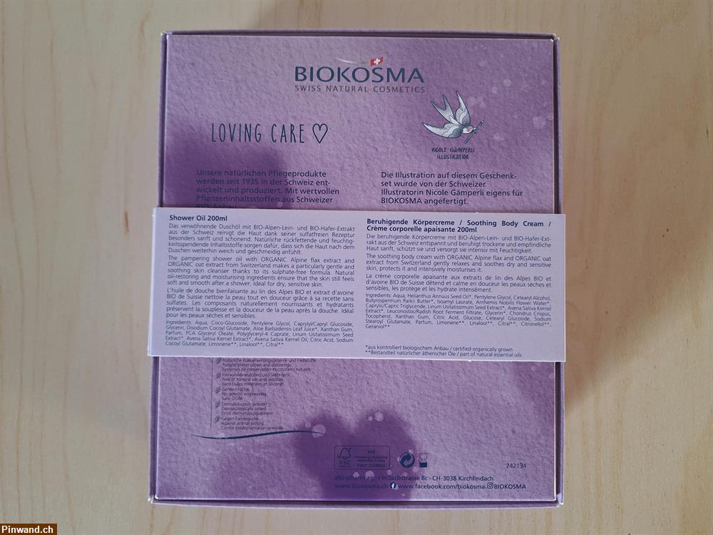 Bild 4: BIOKOSMA Geschenkset BIO-Alpen-Lein - BIO-Hafer, NEU & OVP