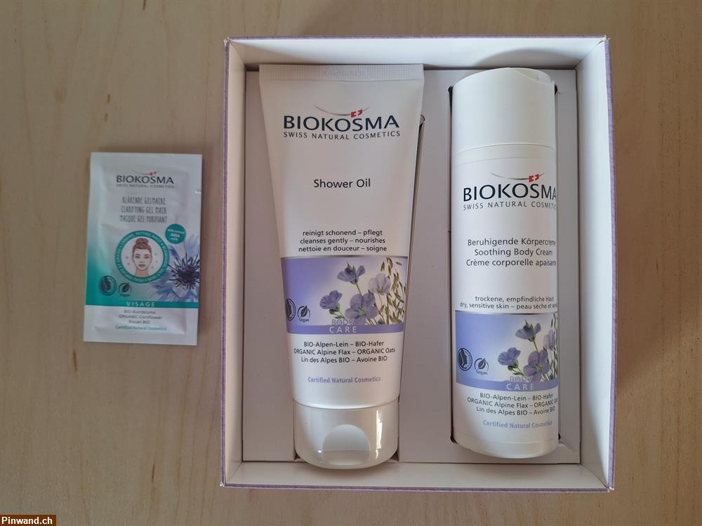 Bild 6: BIOKOSMA Geschenkset BIO-Alpen-Lein - BIO-Hafer, NEU & OVP