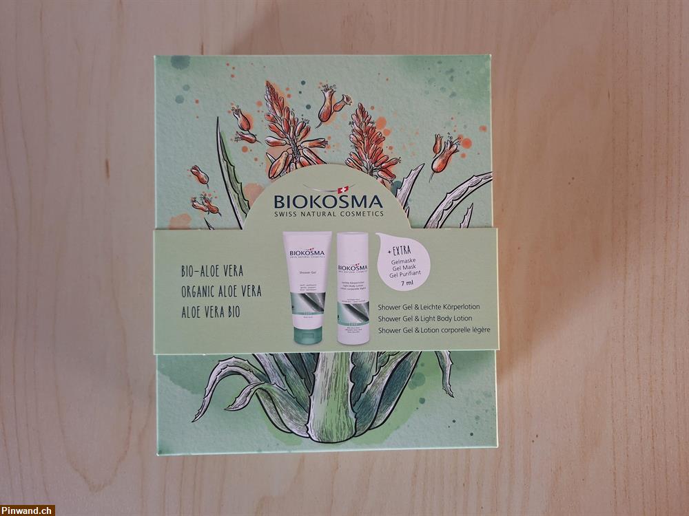 Bild 1: BIOKOSMA Geschenkset ALOE VERA BIO + EXTRA Bonus, NEU & OVP