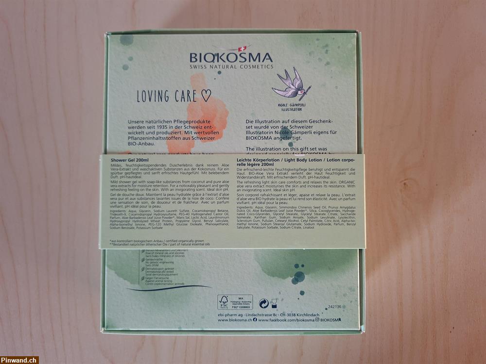 Bild 5: BIOKOSMA Geschenkset ALOE VERA BIO + EXTRA Bonus, NEU & OVP
