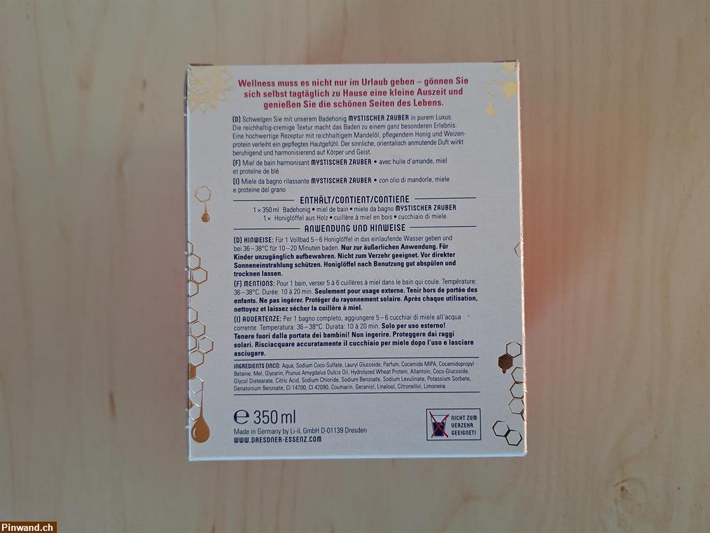 Bild 3: Dresdner Essenz Verwöhnender Badehonig MYSTISCHER ZAUBER, NEU & OVP