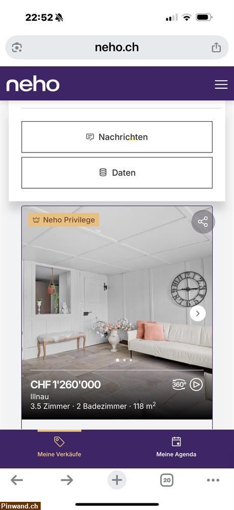 Bild 1: Schöne 3.5 Zi- Gartenwohnung zu verkaufen