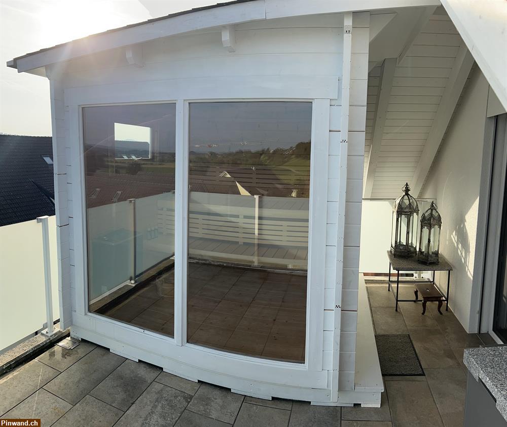 Bild 1: Neuwertige Aussen Sauna zu verkaufen