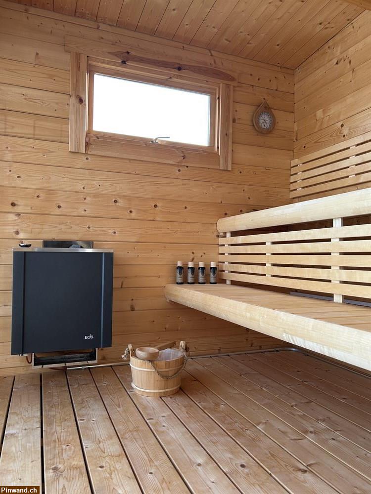 Bild 2: Neuwertige Aussen Sauna zu verkaufen