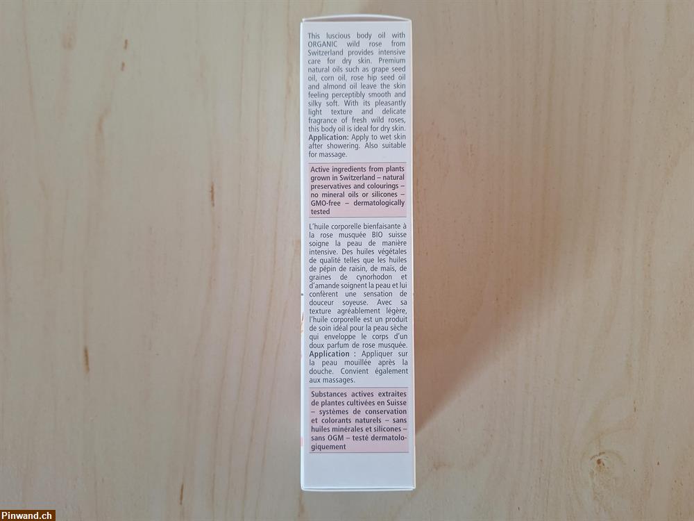 Bild 4: BIOKOSMA verwöhnendes Körperöl Bio-Wildrose 100ml, NEU & OVP